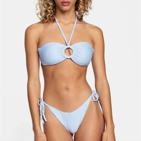 RVCA Daybreak Bikini French Side Tie Bottoms - Picture 1 of 3